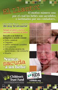 Never shake poster 15 spanish
