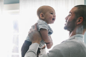 Nolan and baby Beckham