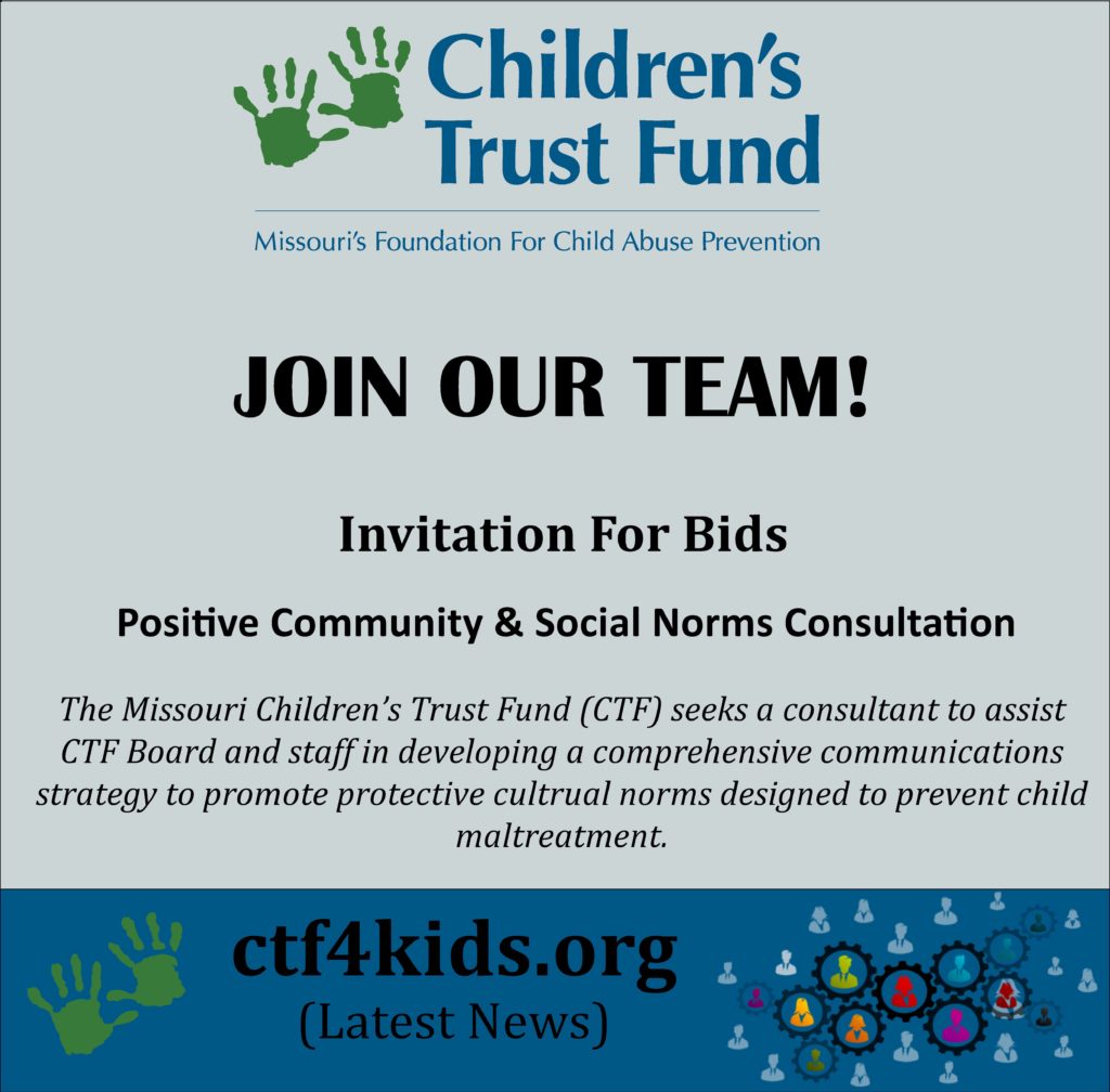 INVITATION for BIDS - Positive Community and Social Norms Consultation