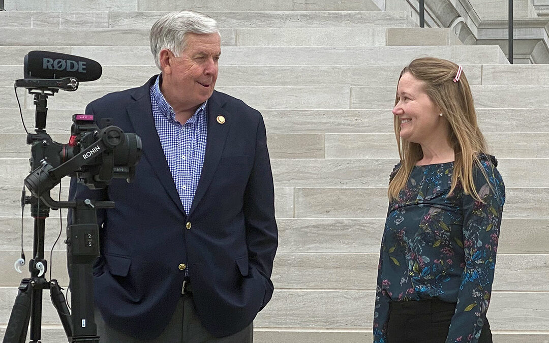 Emily interviews Governor Mike Parson on the new Office of Childhood